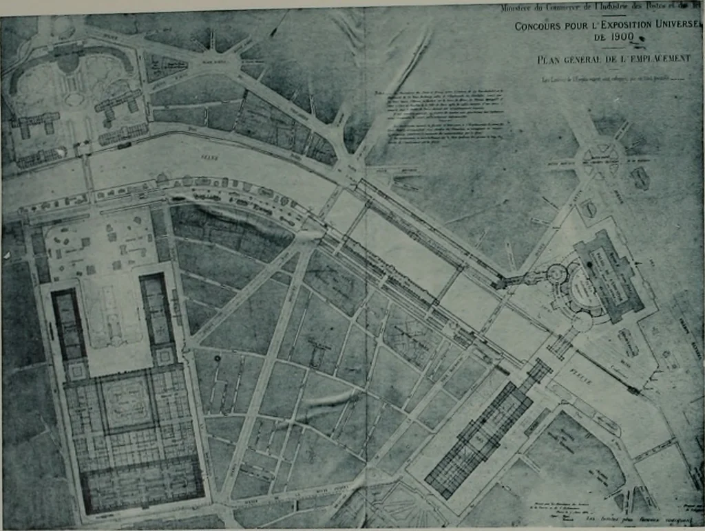 An illustration from Concours pour l'Exposition universelle de 1900; projets exposés au Palais de l'industrie, 1895, leaf 49