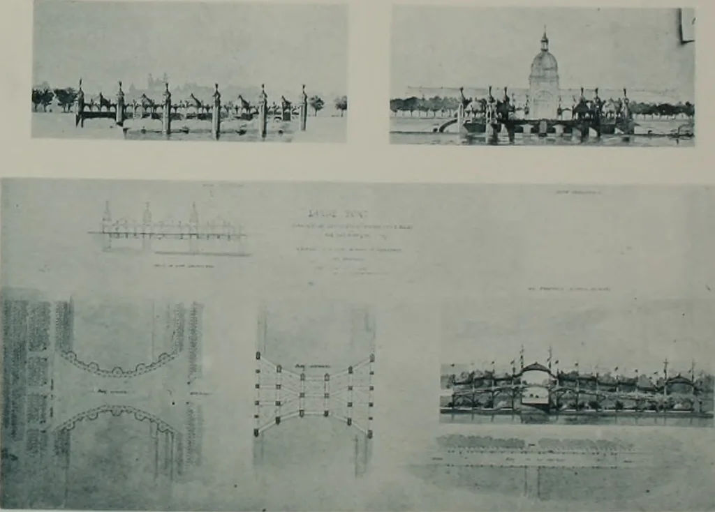 An illustration from Concours pour l'Exposition universelle de 1900; projets exposés au Palais de l'industrie, 1895, leaf 51