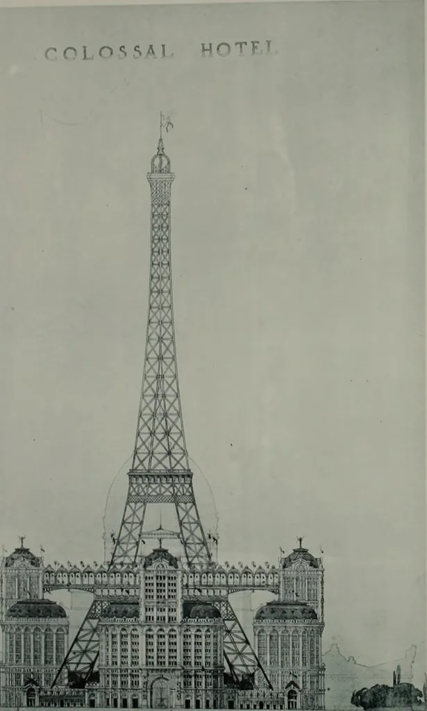 An illustration from Concours pour l'Exposition universelle de 1900; projets exposés au Palais de l'industrie, 1895, leaf 57