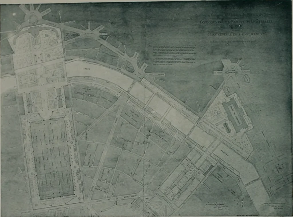 An illustration from Concours pour l'Exposition universelle de 1900; projets exposés au Palais de l'industrie, 1895, leaf 59