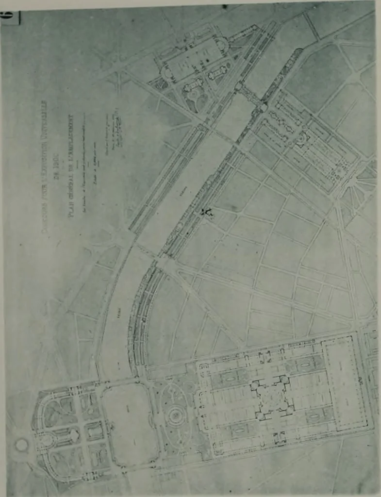 An illustration from Concours pour l'Exposition universelle de 1900; projets exposés au Palais de l'industrie, 1895, leaf 61