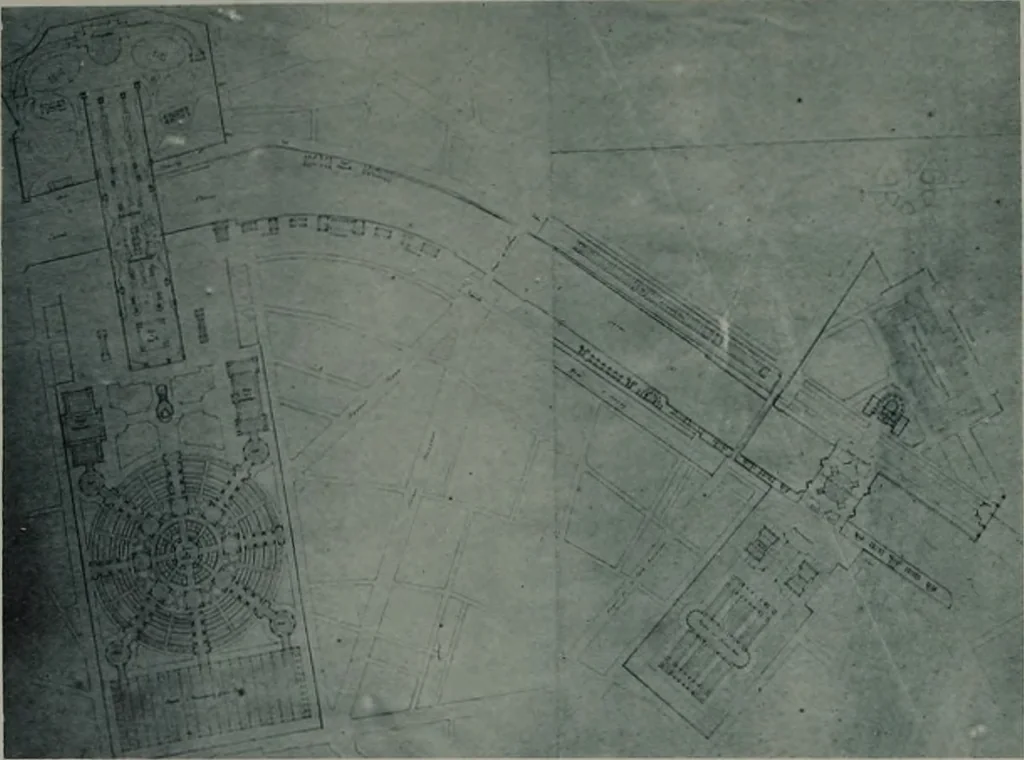 An illustration from Concours pour l'Exposition universelle de 1900; projets exposés au Palais de l'industrie, 1895, leaf 67