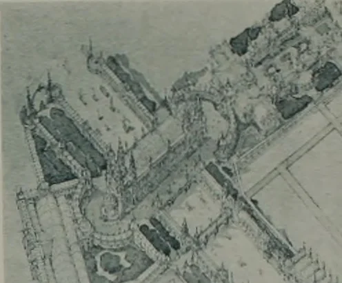 An illustration from Concours pour l'Exposition universelle de 1900; projets exposés au Palais de l'industrie, 1895, leaf 73
