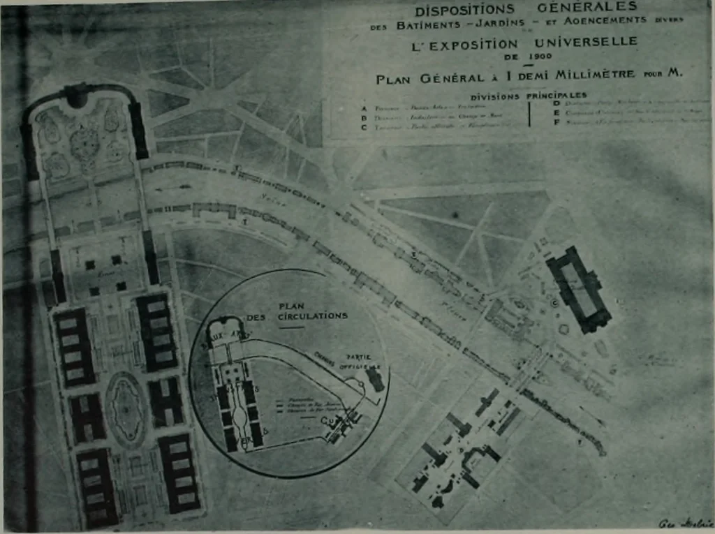 An illustration from Concours pour l'Exposition universelle de 1900; projets exposés au Palais de l'industrie, 1895, leaf 77