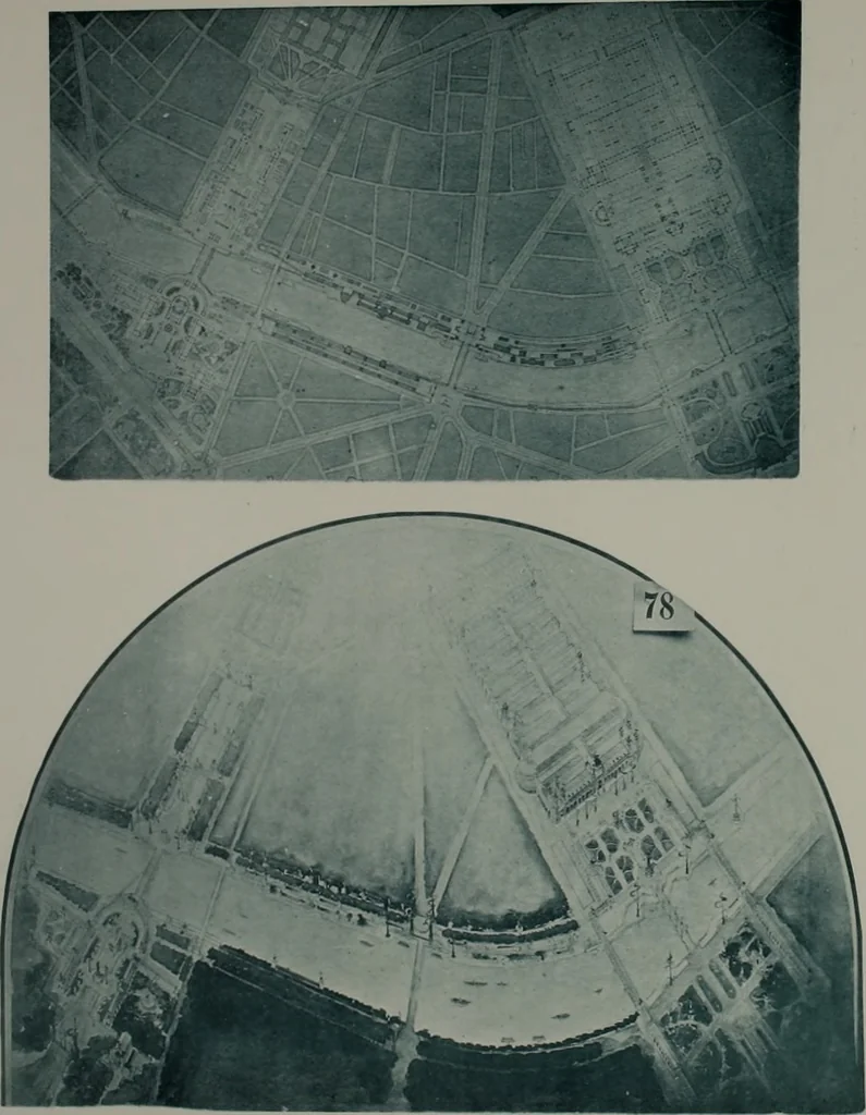 An illustration from Concours pour l'Exposition universelle de 1900; projets exposés au Palais de l'industrie, 1895, leaf 81