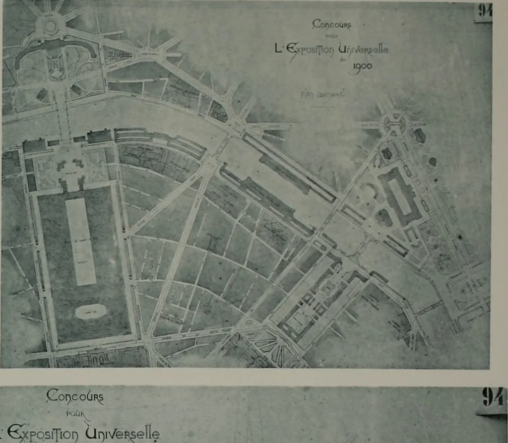 An illustration from Concours pour l'Exposition universelle de 1900; projets exposés au Palais de l'industrie, 1895, leaf 83