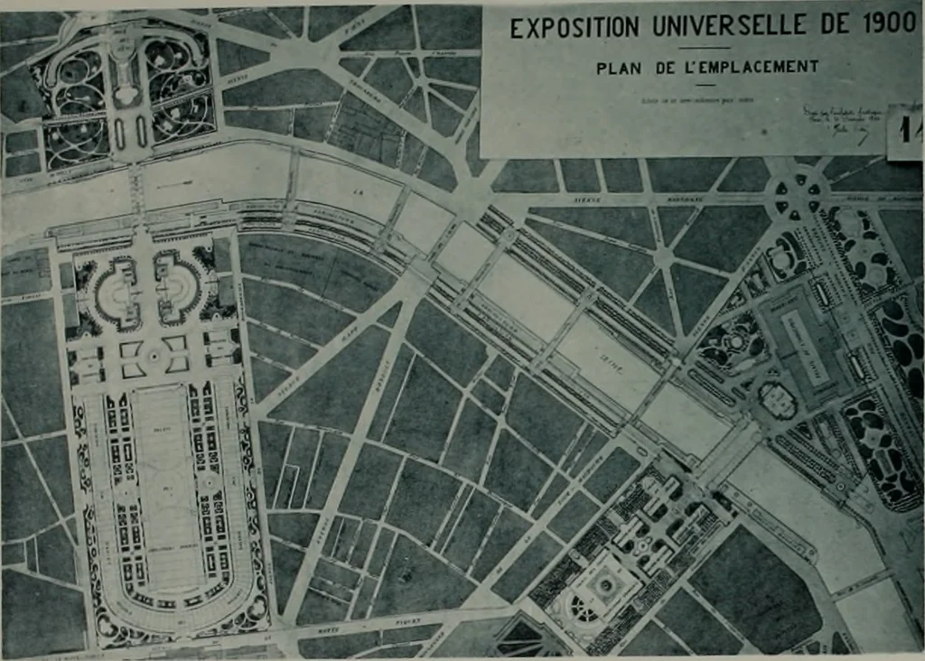 An illustration from Concours pour l'Exposition universelle de 1900; projets exposés au Palais de l'industrie, 1895, leaf 87