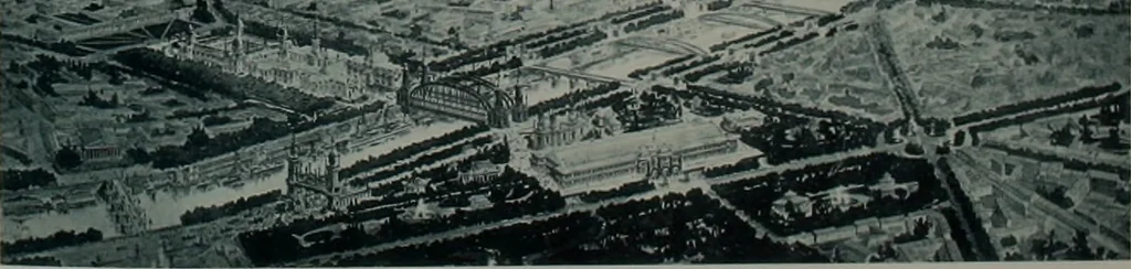 An illustration from Concours pour l'Exposition universelle de 1900; projets exposés au Palais de l'industrie, 1895, leaf 87