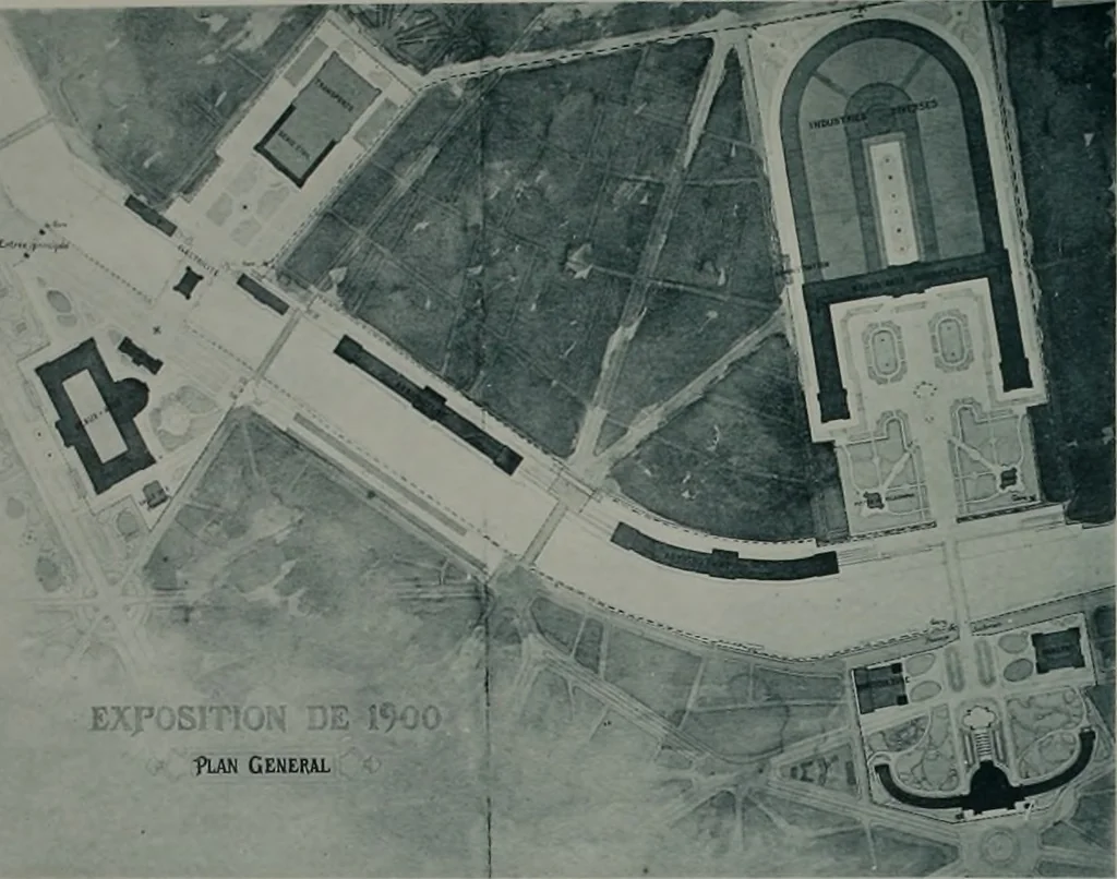 An illustration from Concours pour l'Exposition universelle de 1900; projets exposés au Palais de l'industrie, 1895, leaf 93