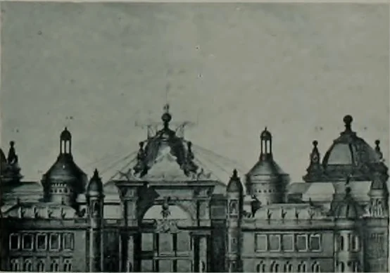 An illustration from Concours pour l'Exposition universelle de 1900; projets exposés au Palais de l'industrie, 1895, leaf 99