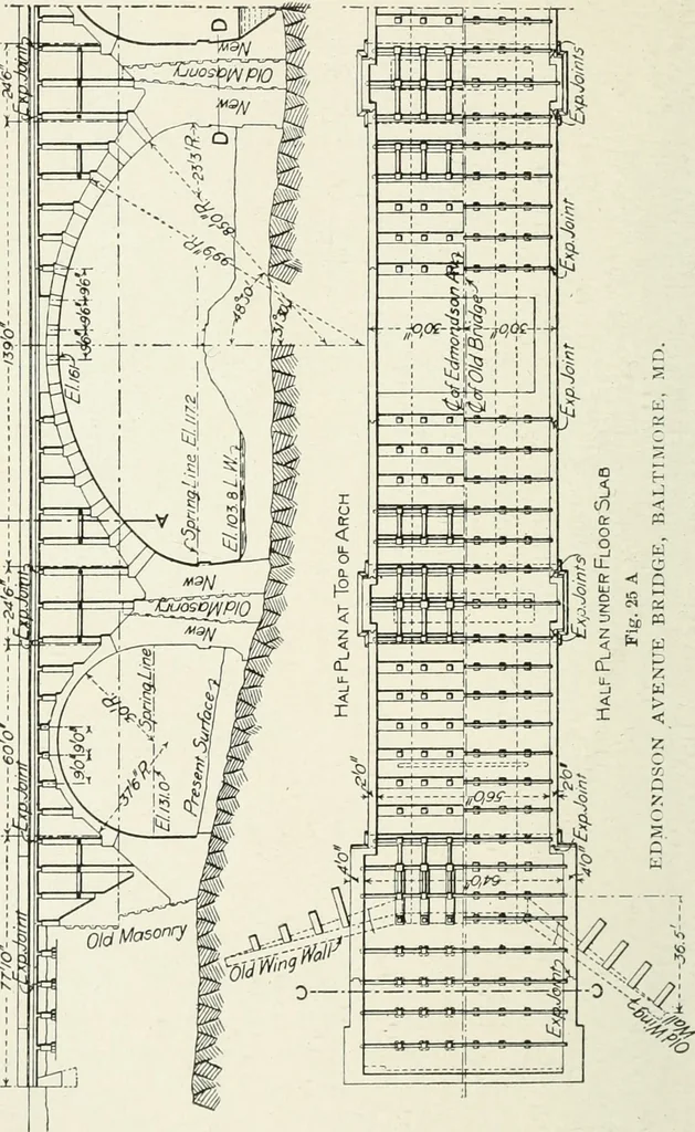 An illustration from Concrete bridges and culverts, for both railroads and highways, 1909, leaf 119