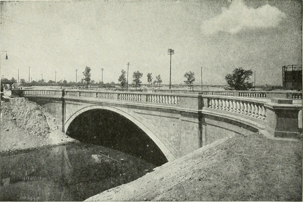 An illustration from Concrete bridges and culverts, for both railroads and highways, 1909, leaf 184