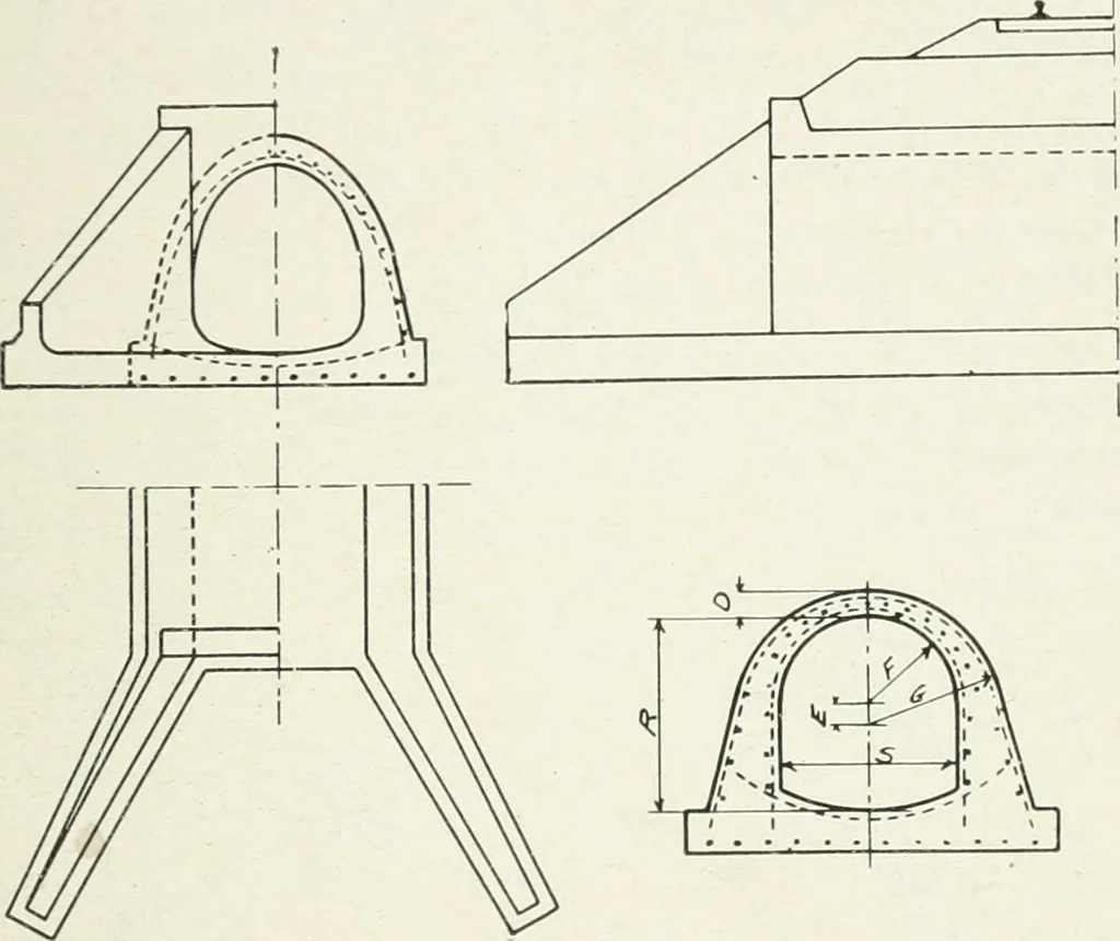 An illustration from Concrete bridges and culverts, for both railroads and highways, 1909, leaf 246