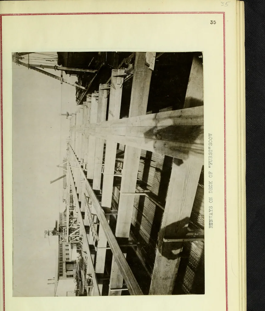 An illustration from Concrete ships : historical notes concerning them and a discussion of the problems involved in their construction, 1918, leaf 76