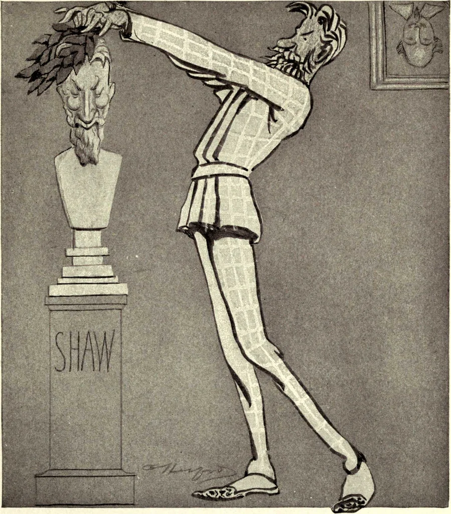 An illustration from Confessions of a caricaturist, 1917, leaf 40