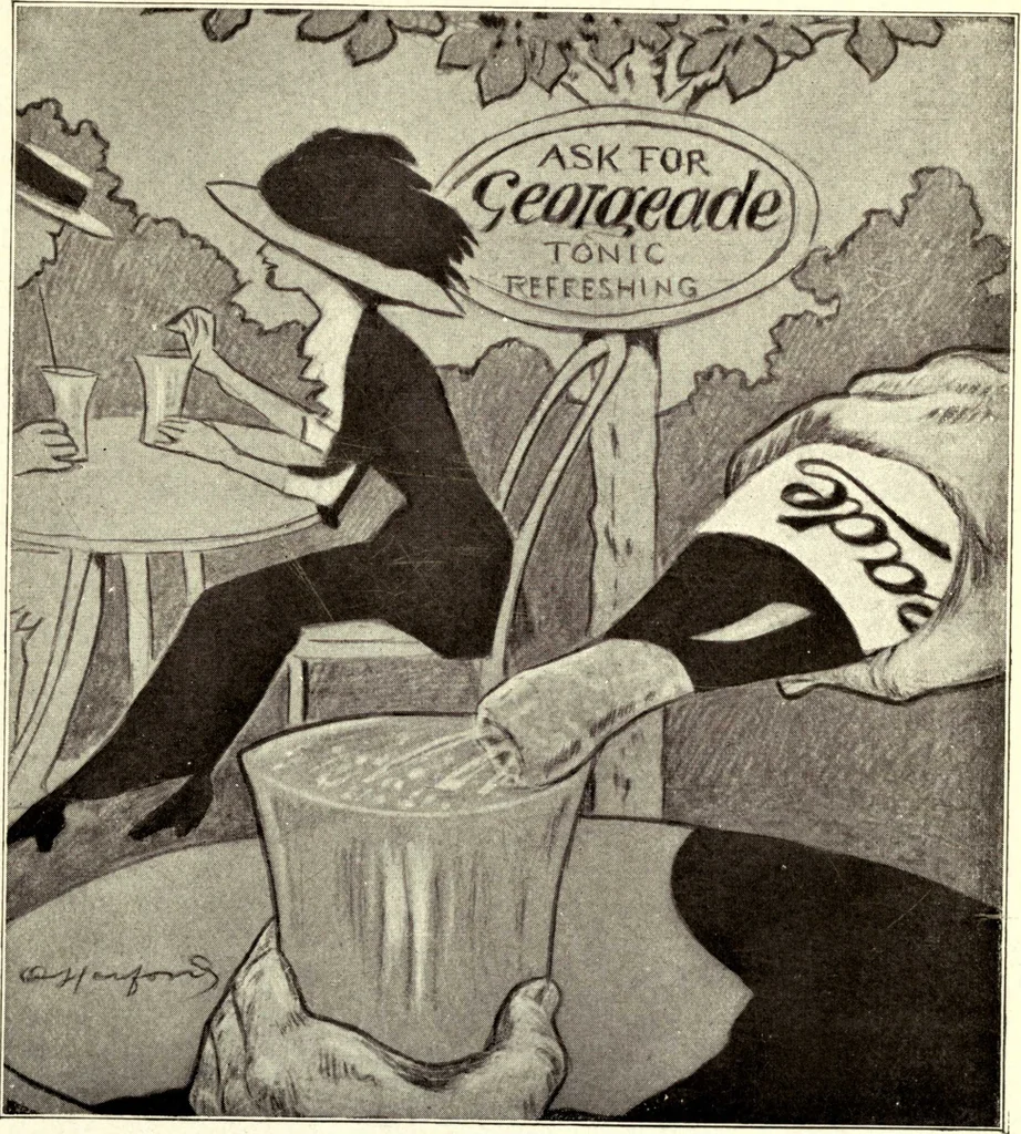 An illustration from Confessions of a caricaturist, 1917, leaf 74