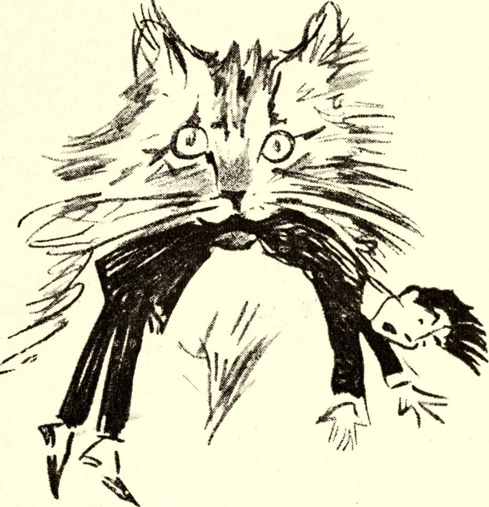 An illustration from Confessions of a caricaturist, 1917, leaf 80