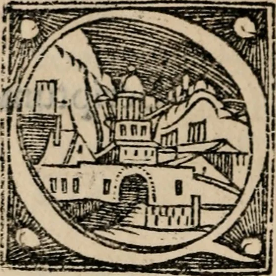 An illustration from Confessio doctrinae Saxonicarum ecclesiarum : scripta anno Domini M.D.LI. ut Synodo Tridentinae exhiberetur, 1554, leaf 175
