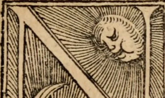 An illustration from Confessio doctrinae Saxonicarum ecclesiarum : scripta anno Domini M.D.LI. ut Synodo Tridentinae exhiberetur, 1554, leaf 6