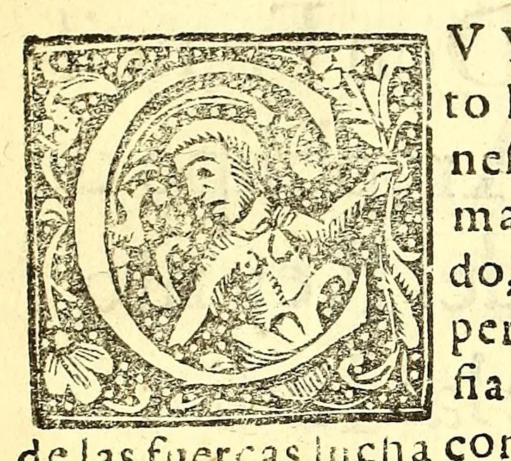 An illustration from Confessionario mayor, y menor en lengua mexicana. Y platicas contra las supresticiones [sic] de idolatria, que el dia de oy an quedado a los naturales desta Nueua Espana, è instrucion de los santos sacramentos &c. ..., 1634, leaf 12