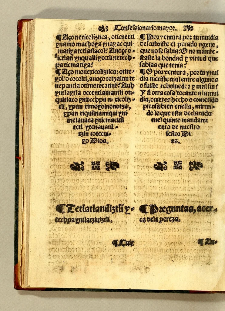 An illustration from Confessionario mayor, en lengua mexicana y castellana., 1565, leaf 170