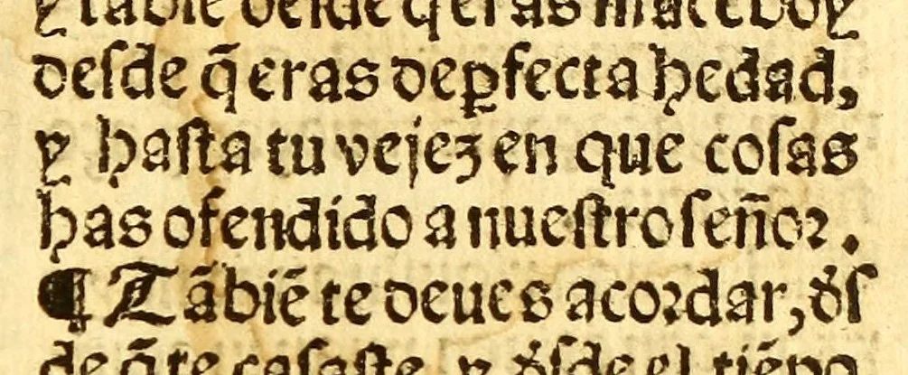An illustration from Confessionario mayor, en lengua mexicana y castellana., 1565, leaf 23
