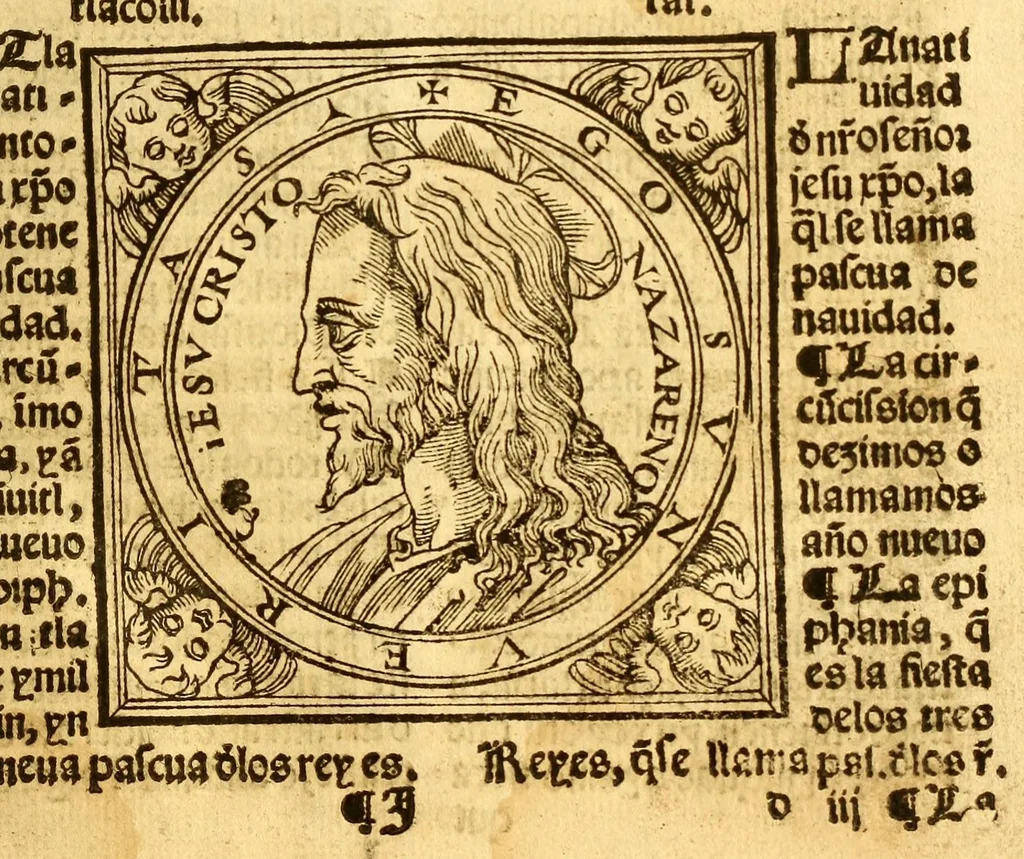 An illustration from Confessionario mayor, en lengua mexicana y castellana., 1565, leaf 57