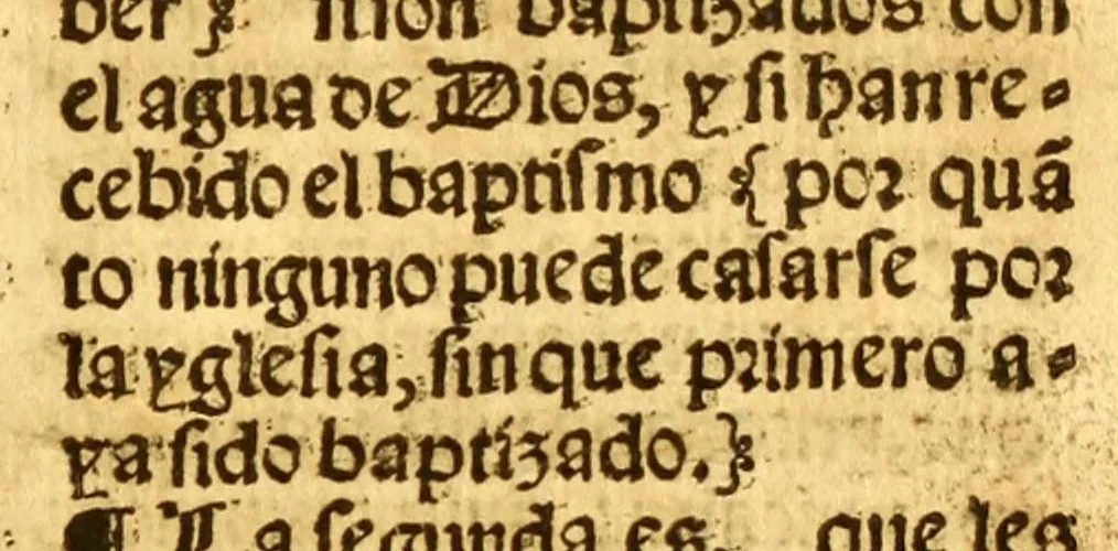 An illustration from Confessionario mayor, en lengua mexicana y castellana., 1565, leaf 93