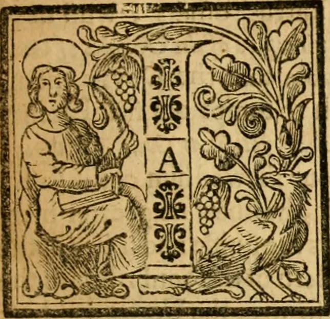 An illustration from The Confession of faith : together with the Larger and Lesser catechismes, composed by the Reverend Assembly of Divines, sitting at Westminster, presented to both houses of Parliament, 1675, leaf 14