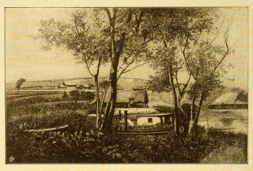 An illustration from Congo : Leopoldville, Bolobo, Équateur, 1883-1889, 1909, leaf 54