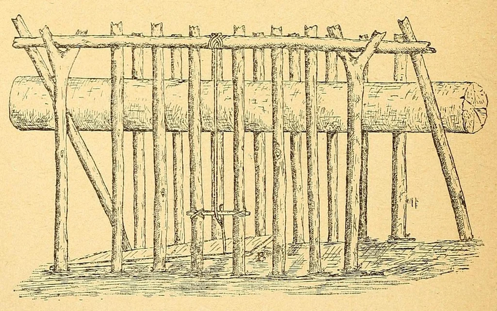 An illustration from Congo : revue générale de la Colonie belge = Congo : Algemeen tiidschrift van de Belgische Kolonje, 1920, leaf 76