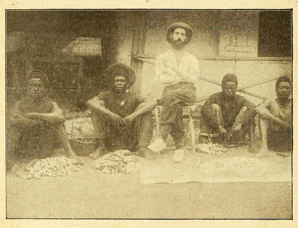 An illustration from Congo : revue générale de la Colonie belge = Congo : Algemeen tiidschrift van de Belgische Kolonje, 1920, leaf 88