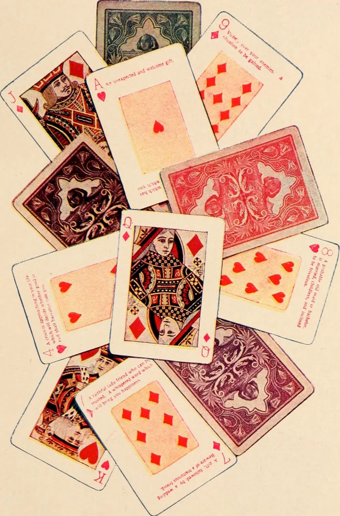 An illustration from Congress playing cards in miniature., 1903, leaf 10