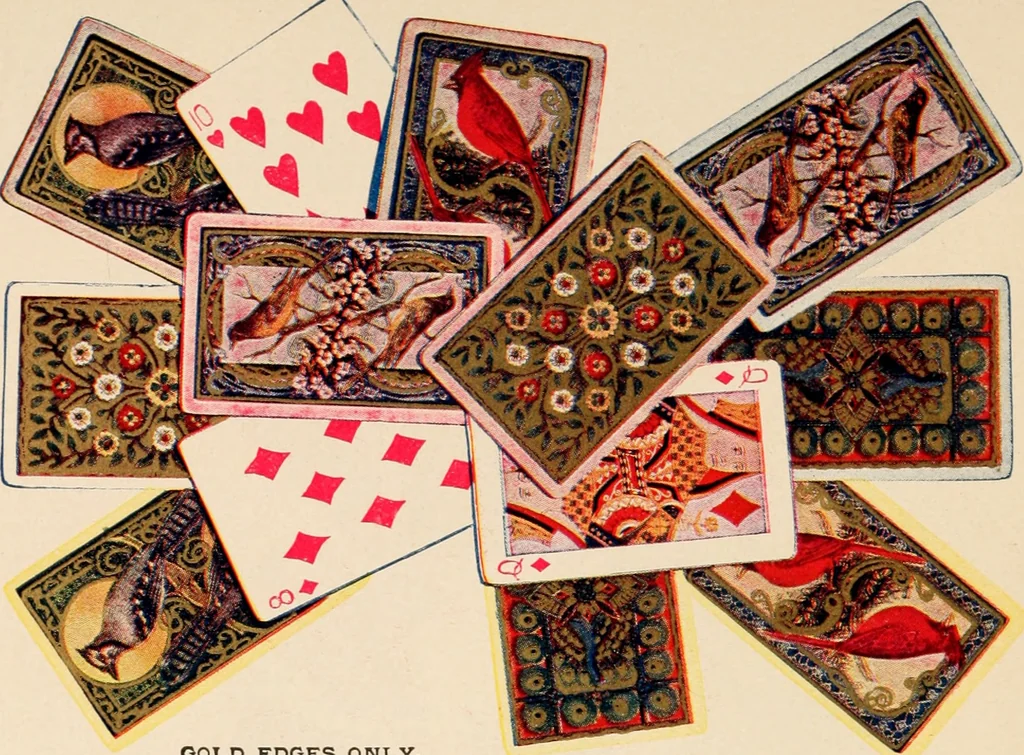 An illustration from Congress playing cards in miniature., 1903, leaf 13