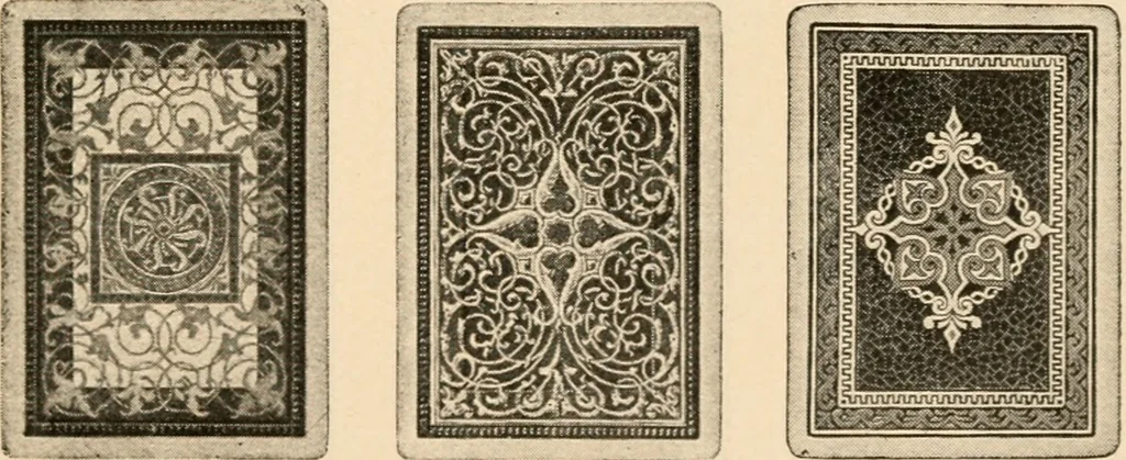 An illustration from Congress playing cards in miniature., 1903, leaf 16