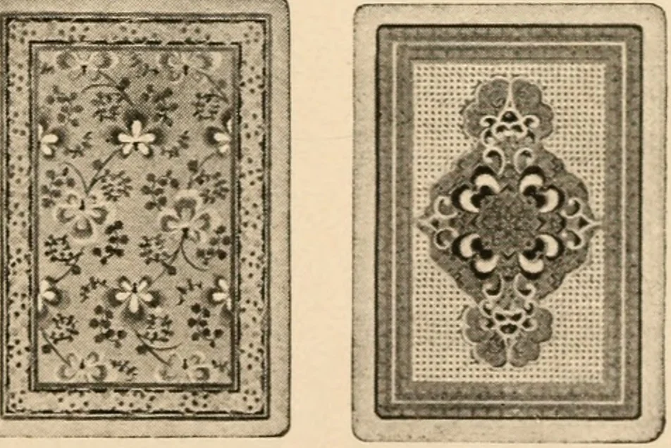 An illustration from Congress playing cards in miniature., 1903, leaf 16