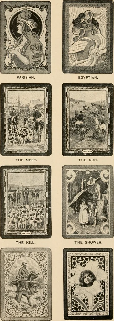 An illustration from Congress playing cards in miniature., 1903, leaf 17