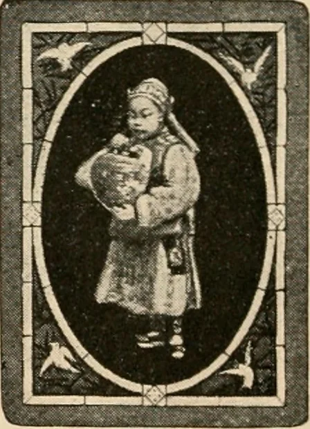An illustration from Congress playing cards in miniature., 1903, leaf 17