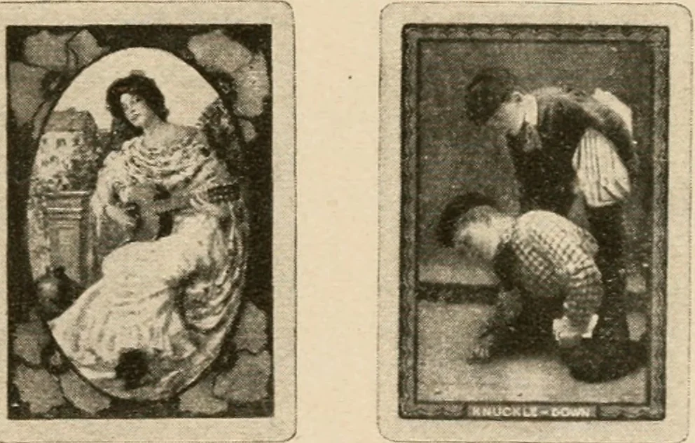 An illustration from Congress playing cards in miniature., 1903, leaf 18