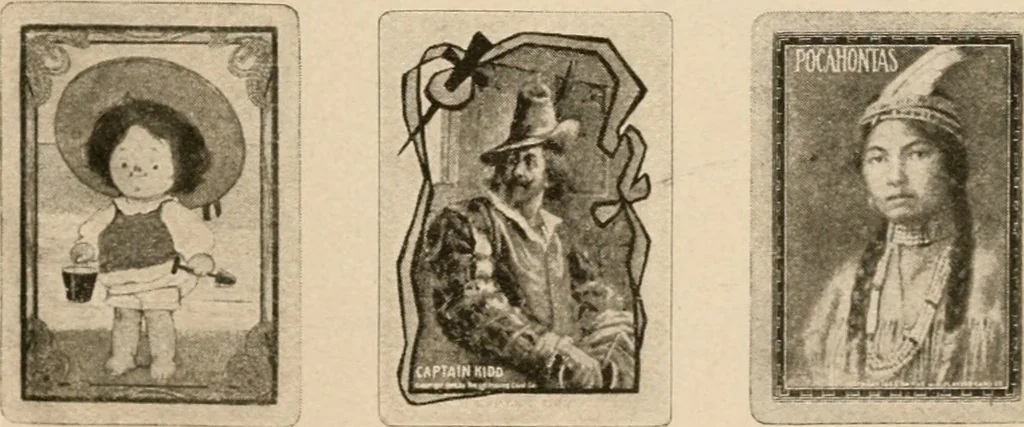 An illustration from Congress playing cards in miniature., 1903, leaf 18
