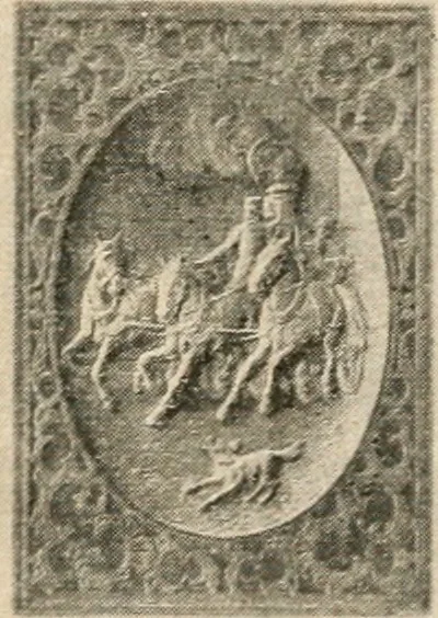 An illustration from Congress playing cards in miniature., 1903, leaf 19