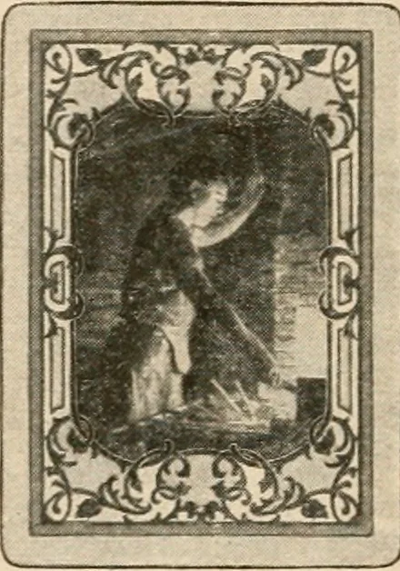 An illustration from Congress playing cards in miniature., 1903, leaf 19