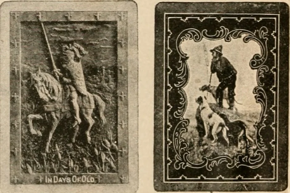 An illustration from Congress playing cards in miniature., 1903, leaf 19