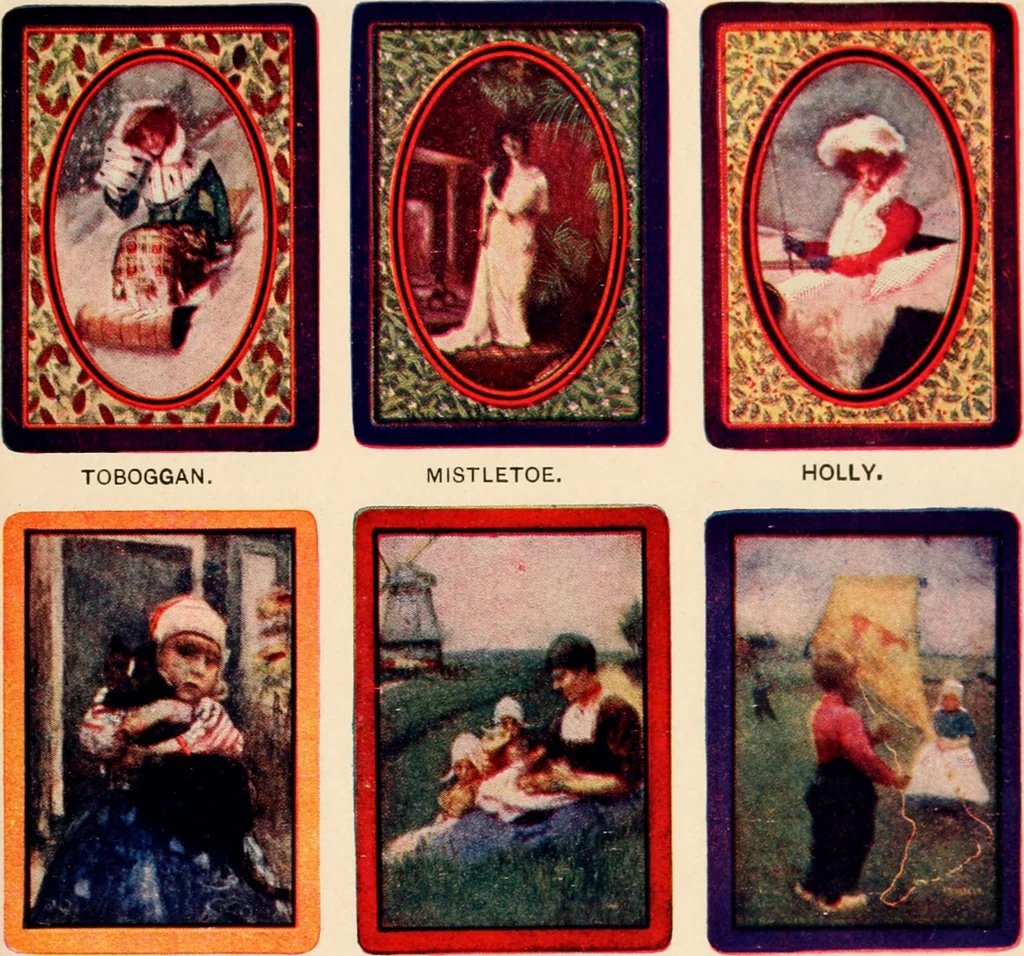 An illustration from Congress playing cards in miniature., 1903, leaf 6
