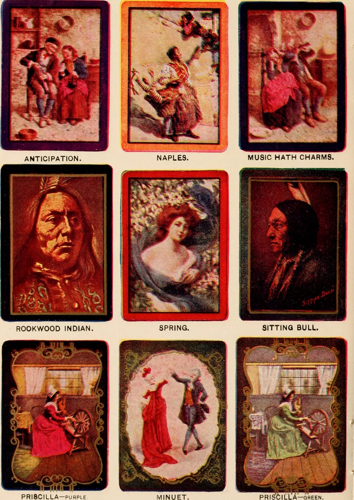 An illustration from Congress playing cards in miniature., 1903, leaf 7