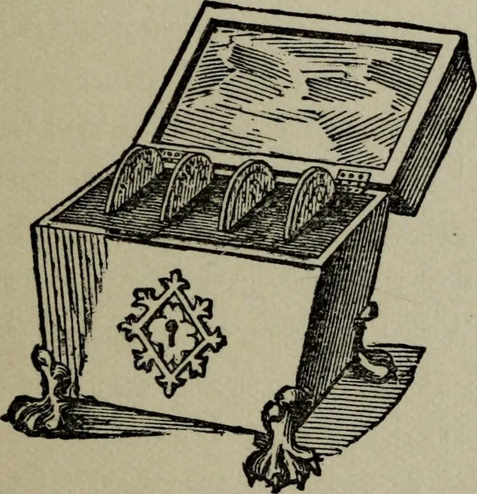 An illustration from Conjuring tricks with coins, watches, rings and handkerchiefs; from "Modern magic", 1900, leaf 70
