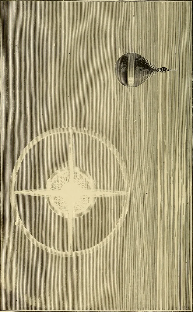 An illustration from The conquest of the air; the romance of aerial navigation, 1902, leaf 111
