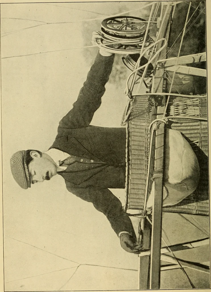 An illustration from The conquest of the air; the romance of aerial navigation, 1902, leaf 5