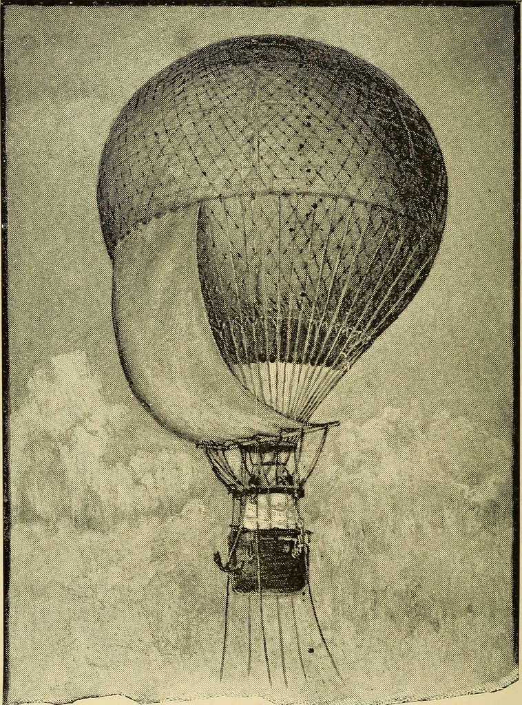 An illustration from The conquest of the air; the romance of aerial navigation, 1902, leaf 53