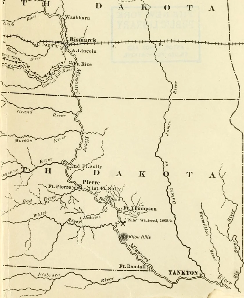 An illustration from The conquest of the Missouri; being the story of the life and exploits of Captain Grant Marsh, 1909, leaf 27